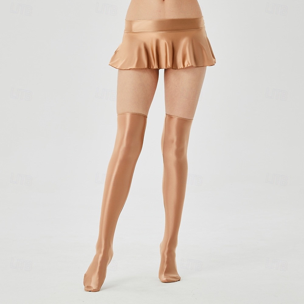 Fényes miniszoknya nőknek - fémes spandex rakott gördeszkás szoknya büszkeségfelvonulásra, neonpartikra, rave partikra, drag show-kra és EDM fesztiválokra 2025 - $19.49 –P10