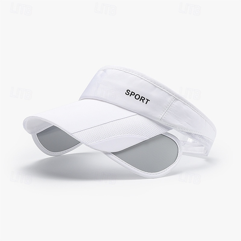 Visière de sport de tennis Pare-soleil Femmes Couleur Unie Classique Mode Réglable Protection Solaire UV Élastique pour Tennis Base-ball Pickleball Été Noir Blanche Rose de 2026 ? $10.49 –P2