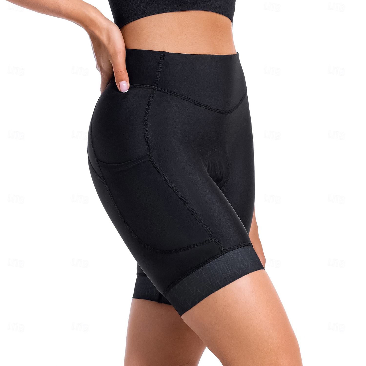 Arsuxeo Dam Ensfärgat Cykelvägshorts Undershorts till cykling Cykelbyxor Cykel Shorts Trikåer Formpassad Bergscykling Vägcykling sporter Svettavvisande Bekväm Skyddande Elastisk Svart Mörkblå Kläder 2025 - $30.99 –P4