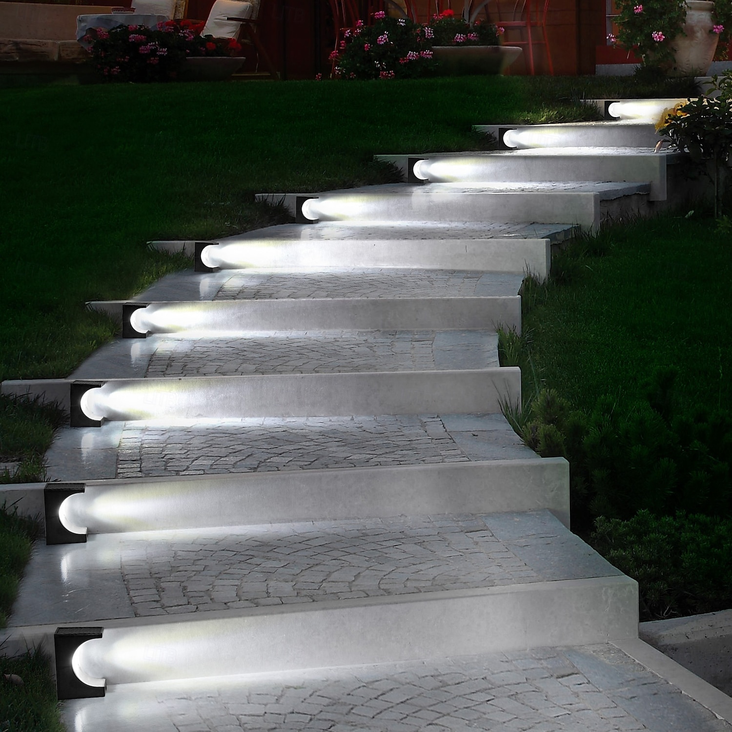 4 stuks buitenzonnestapverlichting voor binnentuin, sfeerverlichting voor op het terras, waterdichte verlichting voor tuinpaden en decoratie 2025 - $32.99 –P10