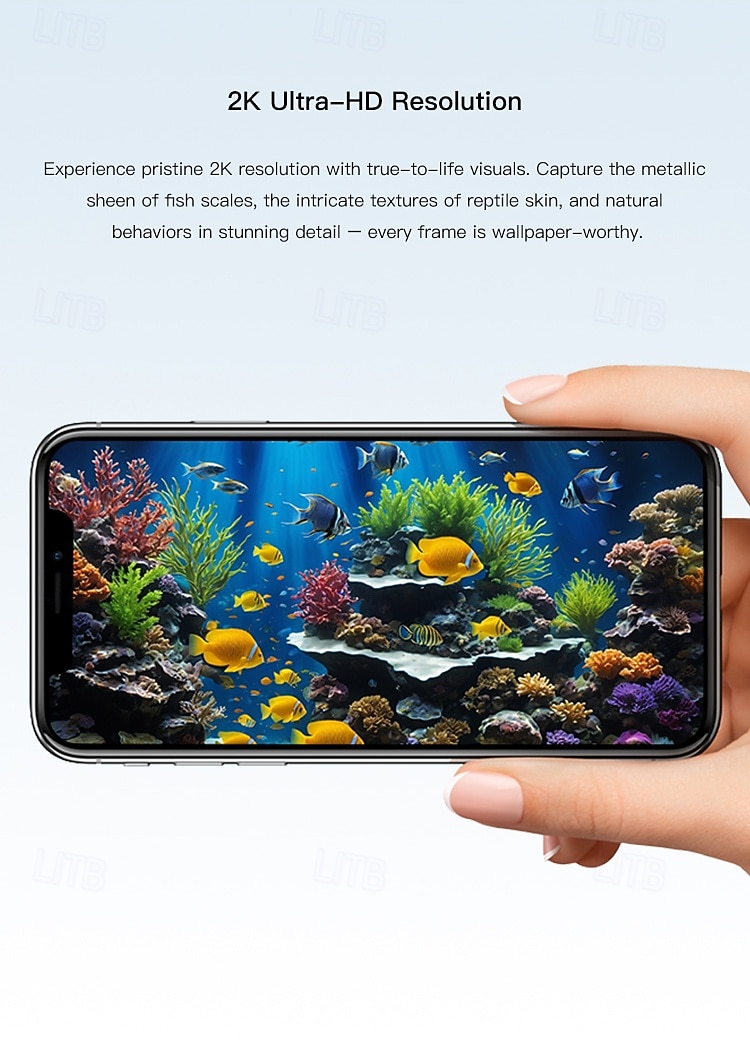 Trådlös HD-säkerhetskamera med wifi, mörkerseende, rörelsedetektering, husdjursövervakning inomhus och utomhus, fjärrkamera 2025 - $35.99 –P9