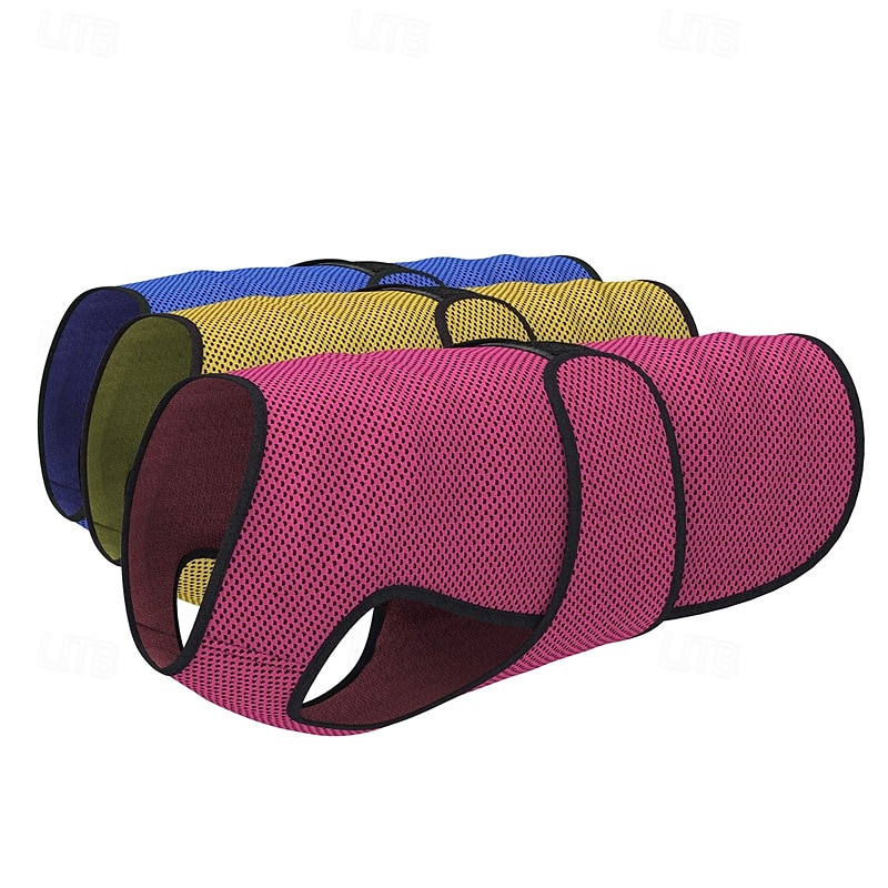 Camisas para cães, camisetas elásticas e macias de secagem rápida para animais de estimação com etiqueta refletiva, regata sem mangas, colete com proteção solar, roupas para cães de médio e grande de 2025 por $18.49 –P1