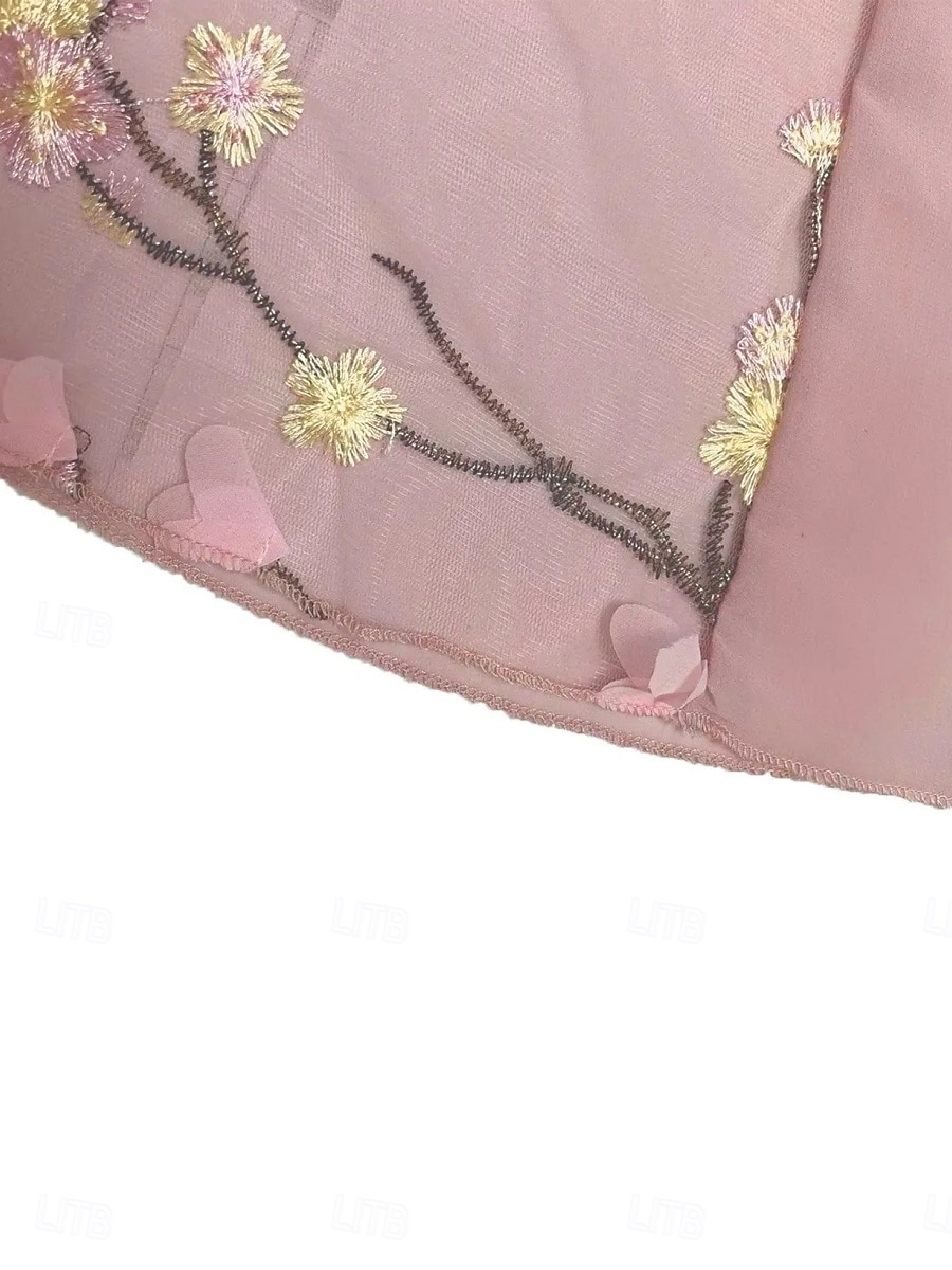 Damen Midikleid A Linie Kleid Sommerkleid Lässig Täglich Normale Passform Blumen Kurzarm V Ausschnitt Rosa Sommer 2025 - $36.99 –P9