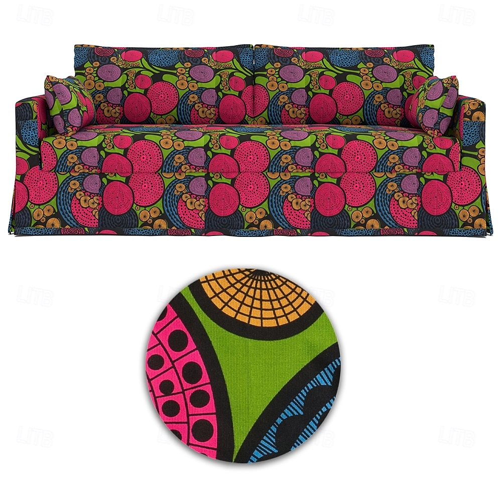 Sofabezug für Hyltarp-Sofa, gesteppt, floral, 100 % Baumwolle 2025 - $226.49 –P13