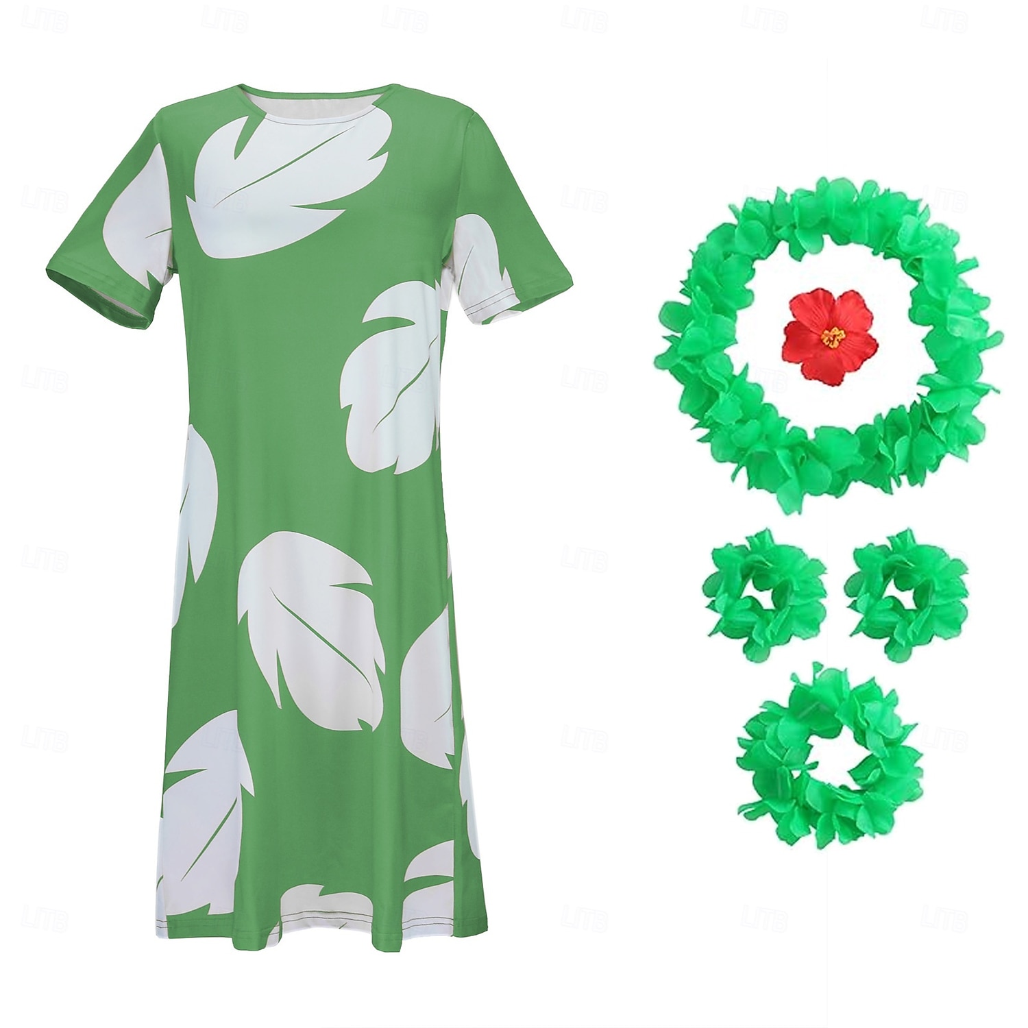 Lilo Cosplay kostým cosplay Filmové kostýmy for Dámské Dospělé předvečer Všech svatých Karneval Párty 2025 - $37.99 –P8