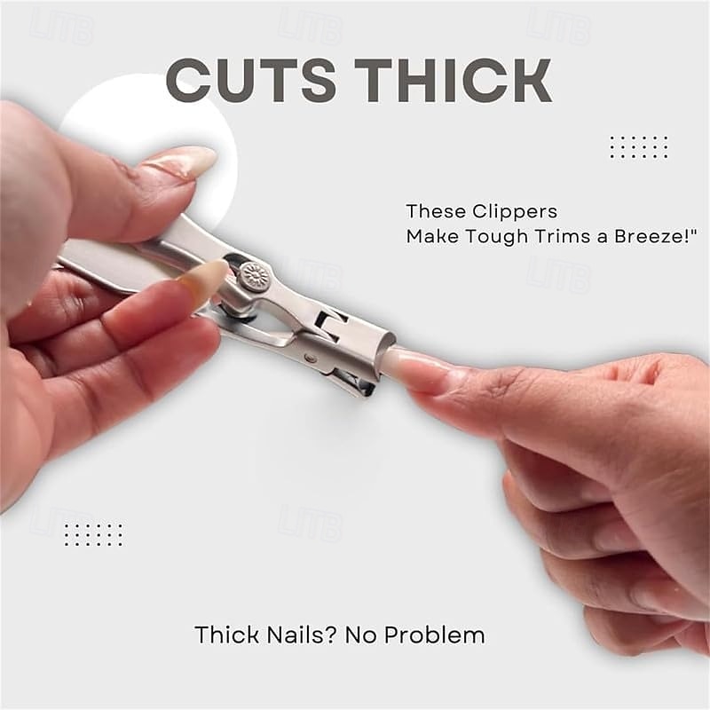 Toe Nail Clippers for Thick Nails, Sharp Nail Clippers Wide Mouth Toenail Clippers Seniors Super Sharp Stainless Steel Nail Clippers for Men Women 2026 - $20.94 –P9