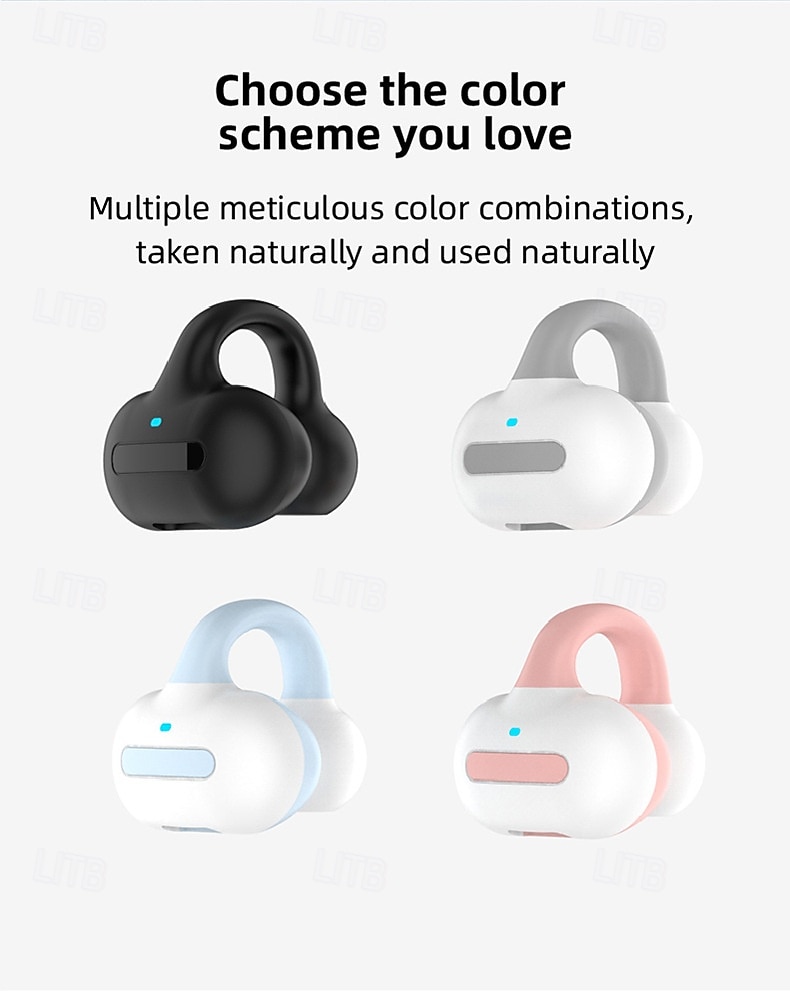 Ear Clip Bluetooth 5.0 Wireless Earbuds – Open Ear TWS Headphones with Mic, Ultra-Light, Sports Waterproof, Low Latency for Gaming, iOS/Android Compatible 2025 - $22.99 –P13