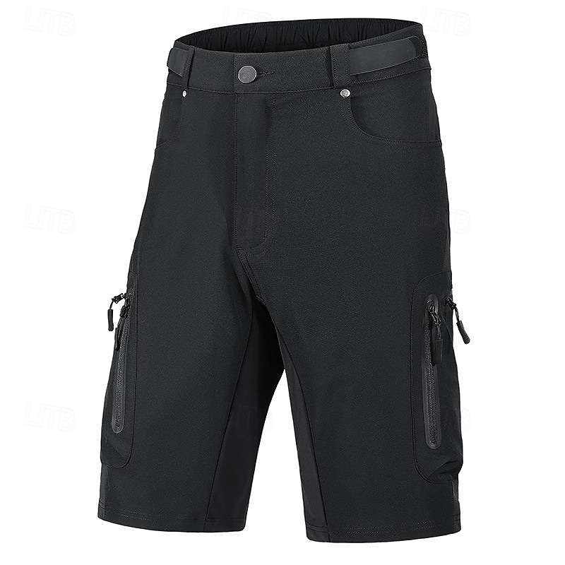 Homens Shorts táticos Bermuda Cargo Calção Shorts de Trilha Bolso Com Zíper Bolso multi Bloco de cor Conforto Vestível Comprimento do joelho Ao ar livre Esporte Diário Moda Casual Preto Azul Marinho de 2025 por $45.99 –P7