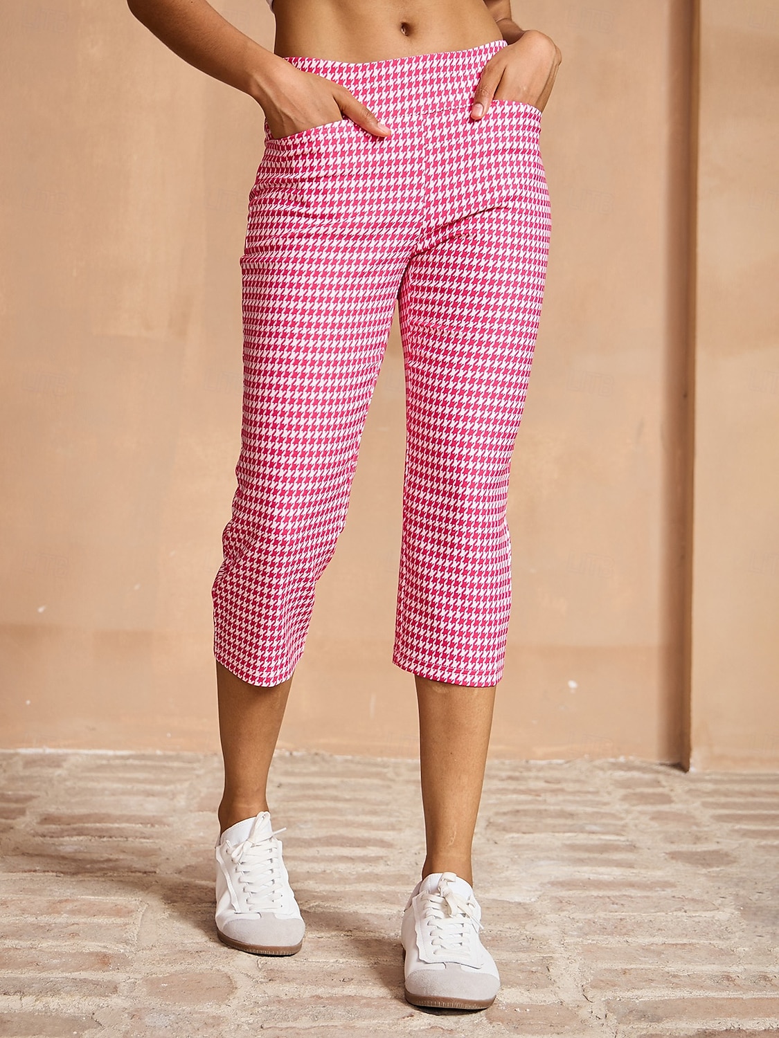 Dam Golfbyxor Yanrosa Svart Rosenröd Underdelar Golfkläder för damer Kläder Outfits Bär kläder 2025 - $79.99 –P2