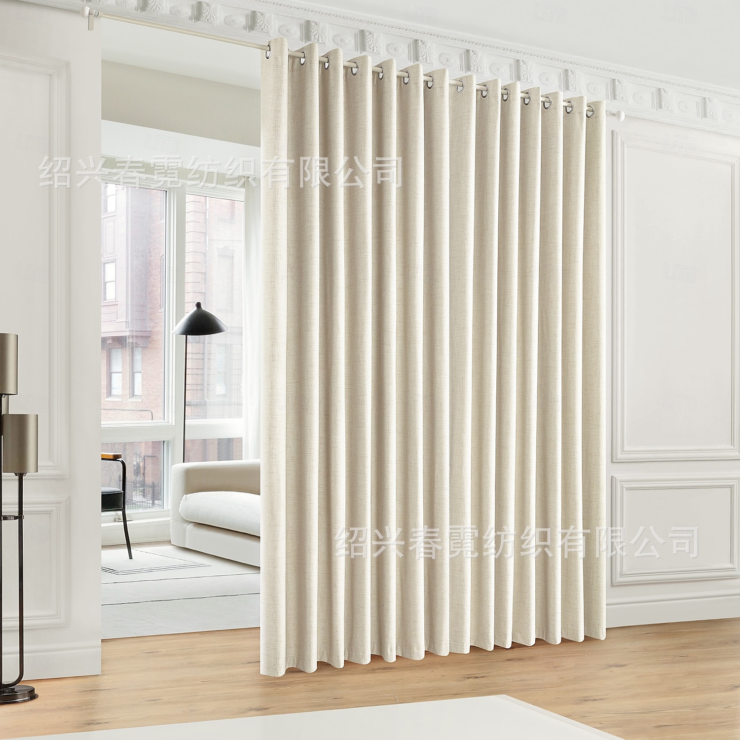 Écran de fenêtre en coton lin de style moderne minimaliste à un panneau pour le salon la chambre la salle à manger le bureau rideau semi-transparent de 2025 ? $31.99 –P10