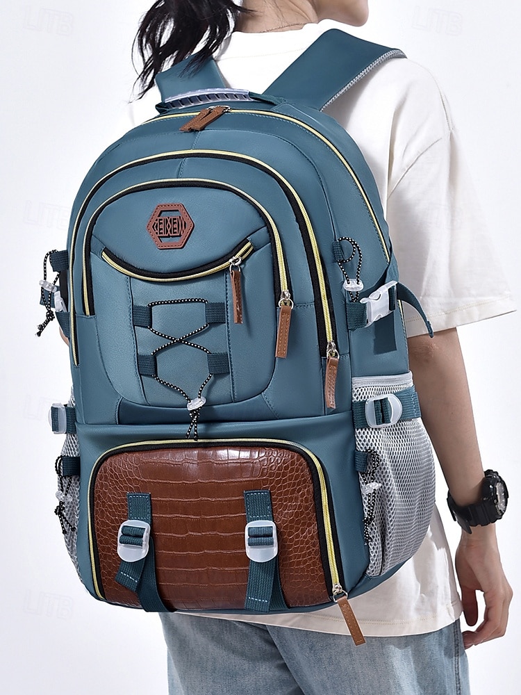 Herren-Rucksack mit großer Kapazität, USB-Ladefunktion und Schuhfach, wasserabweisender Oxford-Schulrucksack für Studenten und Outdoor-Reisen 2025 - $34.99 –P1