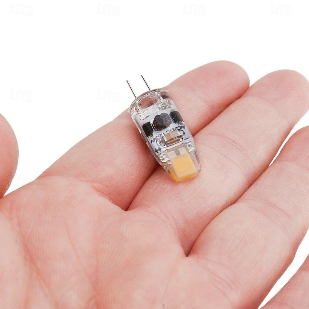 נורות לד G4 AC/DC12V-24V 2W ניתן לעמעום נורת G4 דו-פינית T3 JC בבסיס שווה ערך לנורת הלוגן G4 של 20W לבן לבן חם לנברשת קריסטל 10 יחידות 2025 - $32.99 –P4