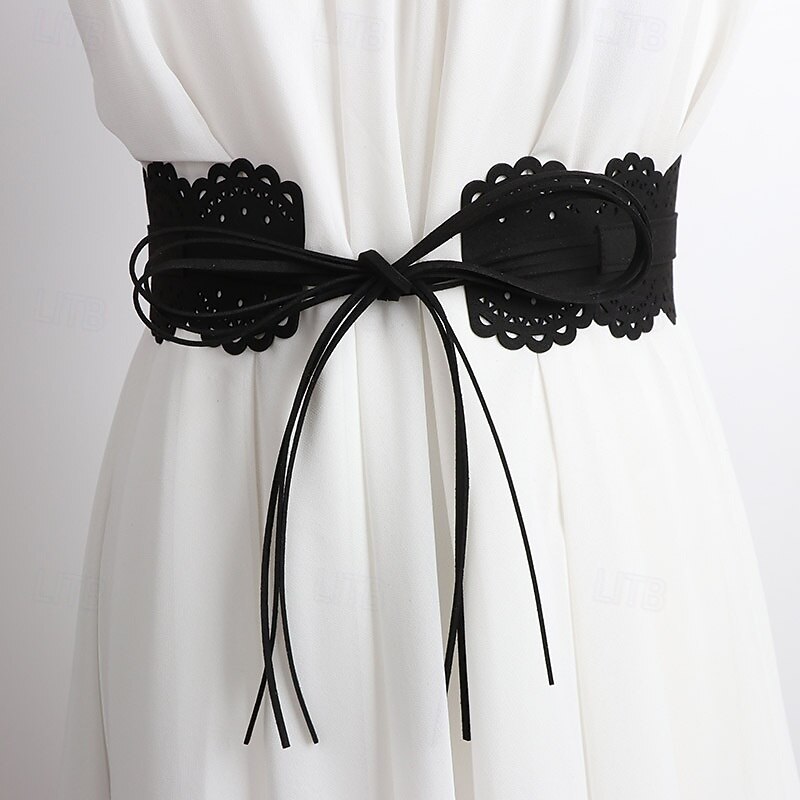 Dámské Pás PU Černá Armádní zelená Velbloudí Kávová Do pasu ulice Denní Čistá barva 2026 - $21.99 –P9