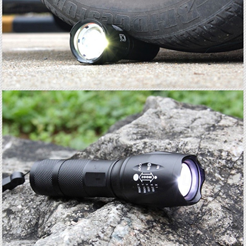 1 lampe de poche de 4,5 W &Lampes de camping, lampes de travail, zoomables, étanches, usages multiples, blanc naturel, éclairage extérieur 5 V, 1 perle LED de 2025 ? $13.49 –P6