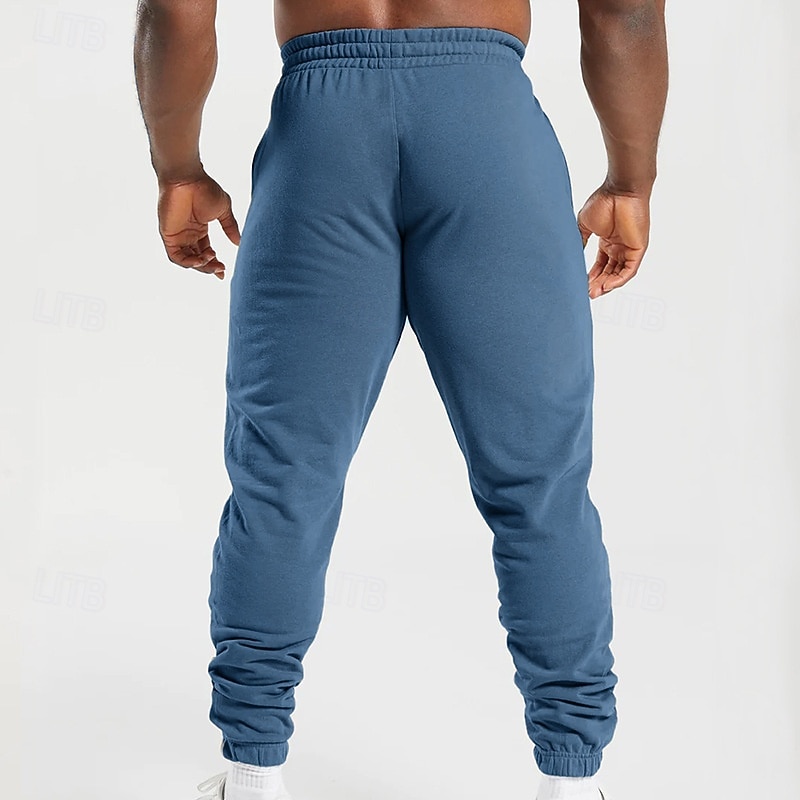 Herren Jogginghose Hose Kordelzug Tasche Elastischer Bund Einfach Komfort Atmungsaktiv Täglich Outdoor Ferien Urlaub Mode Blau Schwarz Mikroelastisch 2026 - $22.99 –P16