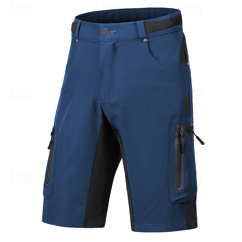 Homens Shorts táticos Bermuda Cargo Calção Shorts de Trilha Bolso Com Zíper Bolso multi Bloco de cor Conforto Vestível Comprimento do joelho Ao ar livre Esporte Diário Moda Casual Preto Azul Marinho de 2025 por $45.99 –P9
