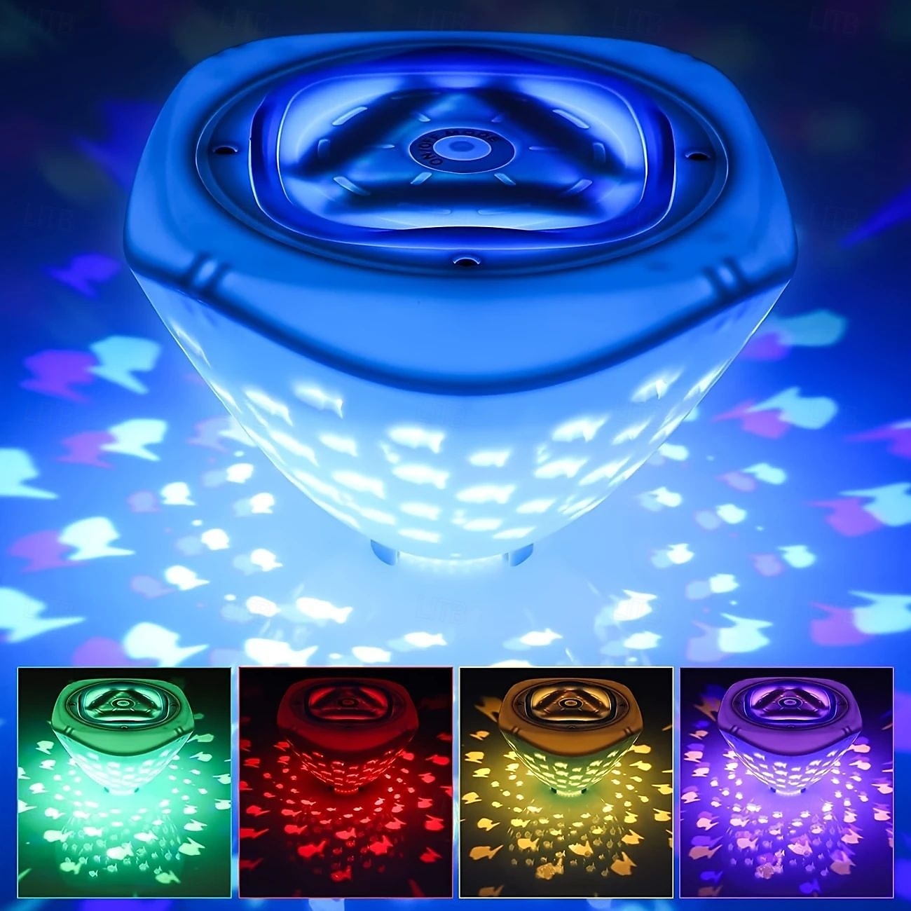 2 Pcs Underwater Lights Floating Bathtub Lights with Colorful Fish Pattern Pool Lights for Glowing Bath Toys Aquarium Holiday Party Decoration 2025 - $37.99 –P5