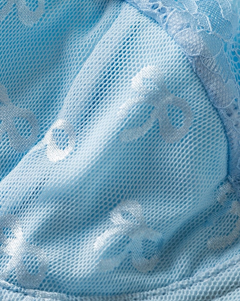 Women's Blouse Lace Tops Plain Stylish Modern Sleeveless Strap Crop Tops Holiday Going out Lace Light Blue Summer 2025 - $18.99 –P9