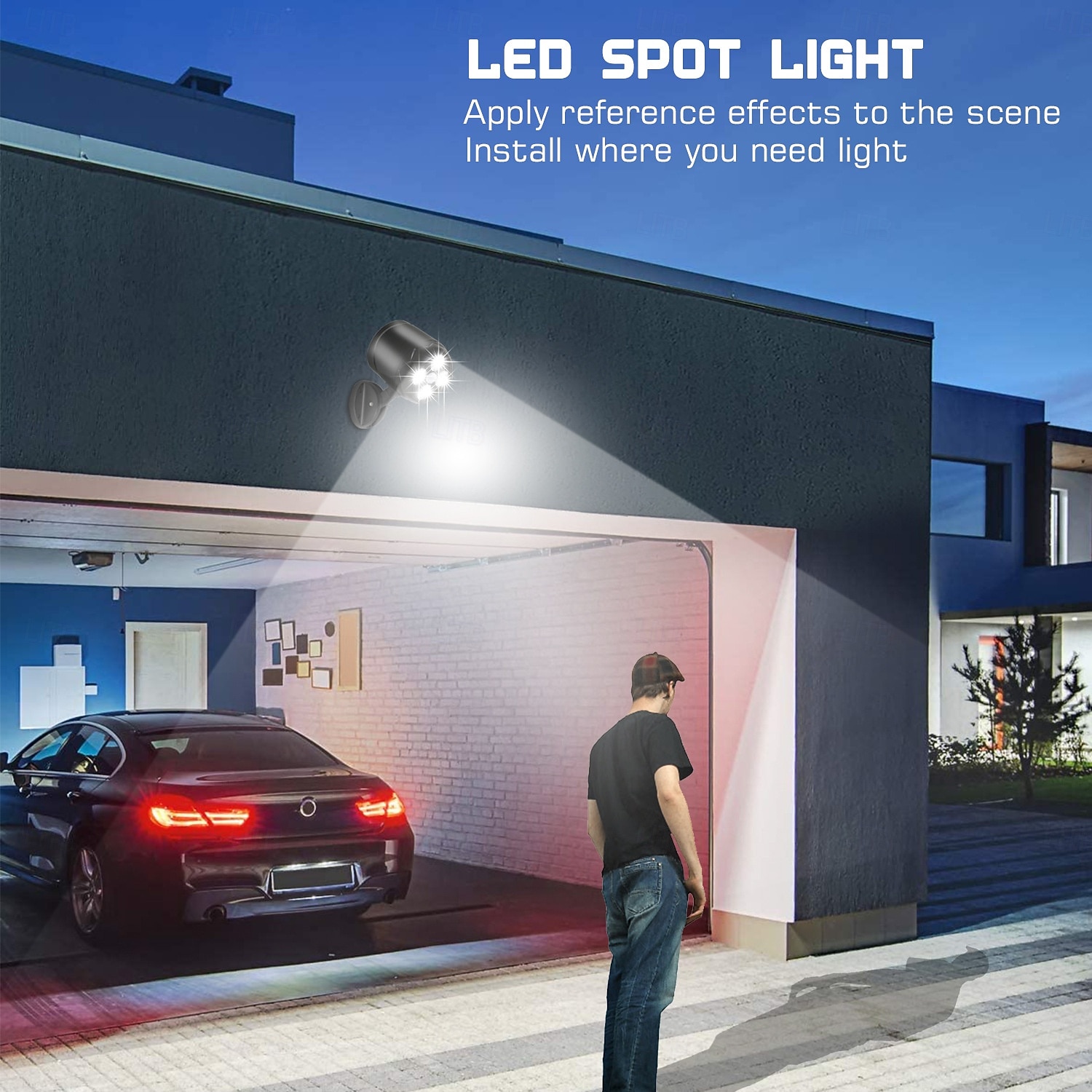 Motion Sensor Outdoor Lights, Battery Motion Sensor Light Outdoor Ip65 Waterproof 2025 - $30.99 –P14