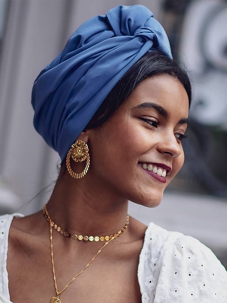 Bandeau à chignon noué à la mode pour femme, tissu doux, adapté aux vêtements décontractés et d'extérieur, style bohème, réglable pour tous les types de cheveux, parfait pour l'été et les voyages. de 2025 ? $14.99 –P2