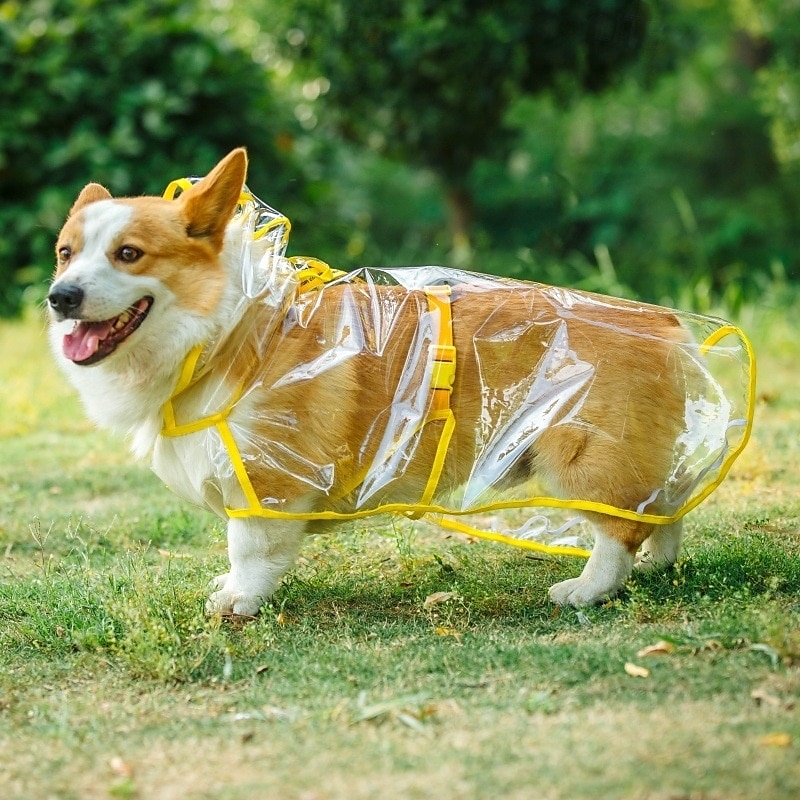 2025年 ペット犬用レインコート防水ジャケット犬用レインポンチョポータブルレインコート通気性軽量通気性軽量小型中型犬に適しています コレクション – $25.99 –P1