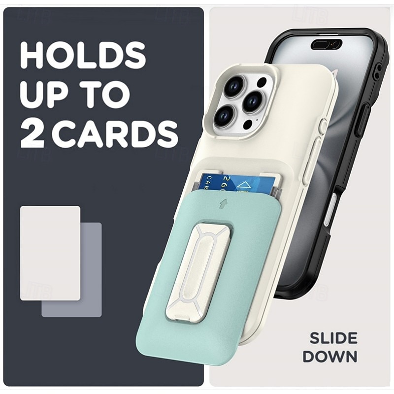 телефон Кейс для Назначение iPhone i16 15 14 Pro Max Plus 16e 13 12 11 Pro Max Кейс на заднюю панель со стендом Защита от удара ПК 2026 - $8.99 –P4