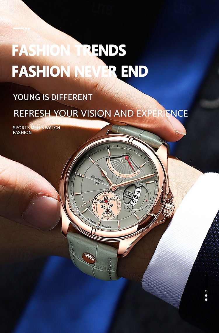 Men Watch Fashion Top Luxury Sport Men's Wristwatch Waterproof Luminous Leather Date Quartz Watches 2026 - $28.99 –P5