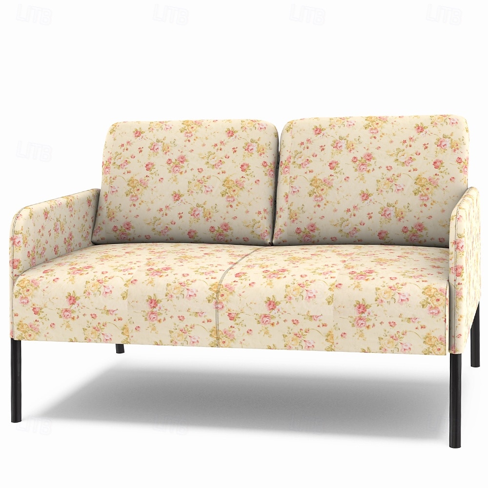 Sofföverdrag i 100 % bomull, lämpligt för Glostad-soffa, blommiga växter, vadderade överdrag 2025 - $140.99 –P4
