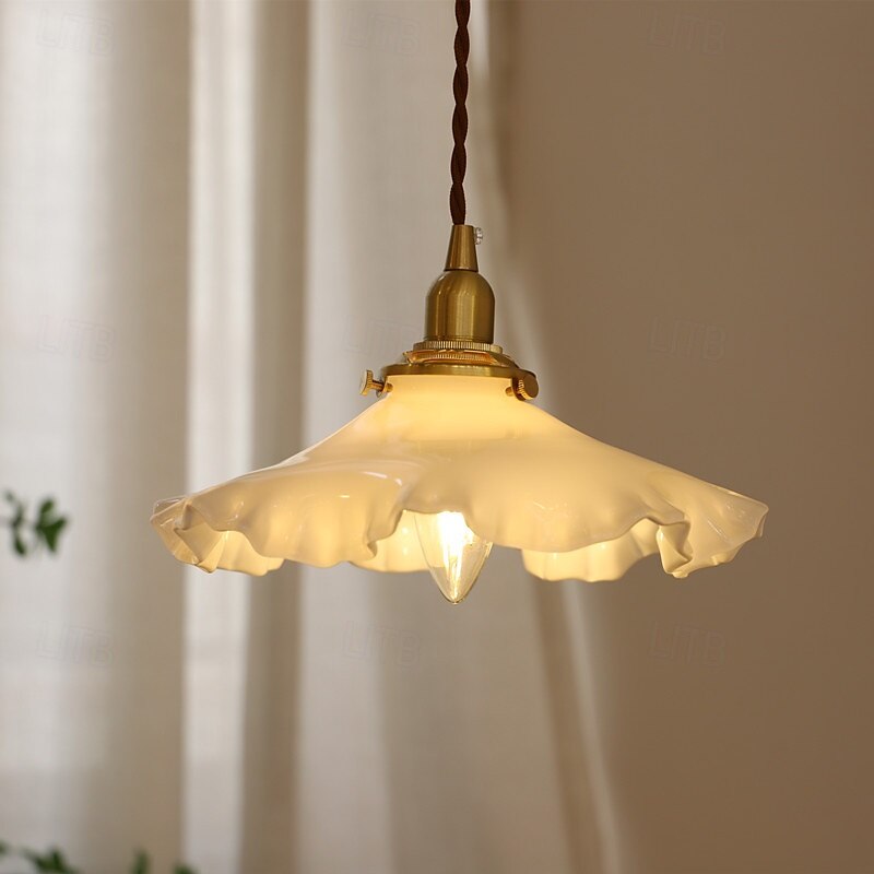 Lampadari a sospensione a LED, lampade a sospensione per soffitto, lampade a sospensione in vetro e ottone, paralume, lampadari per sala da pranzo, decorazione di lusso per soggiorno 110-240 V del 2025 a $229.99 –P3