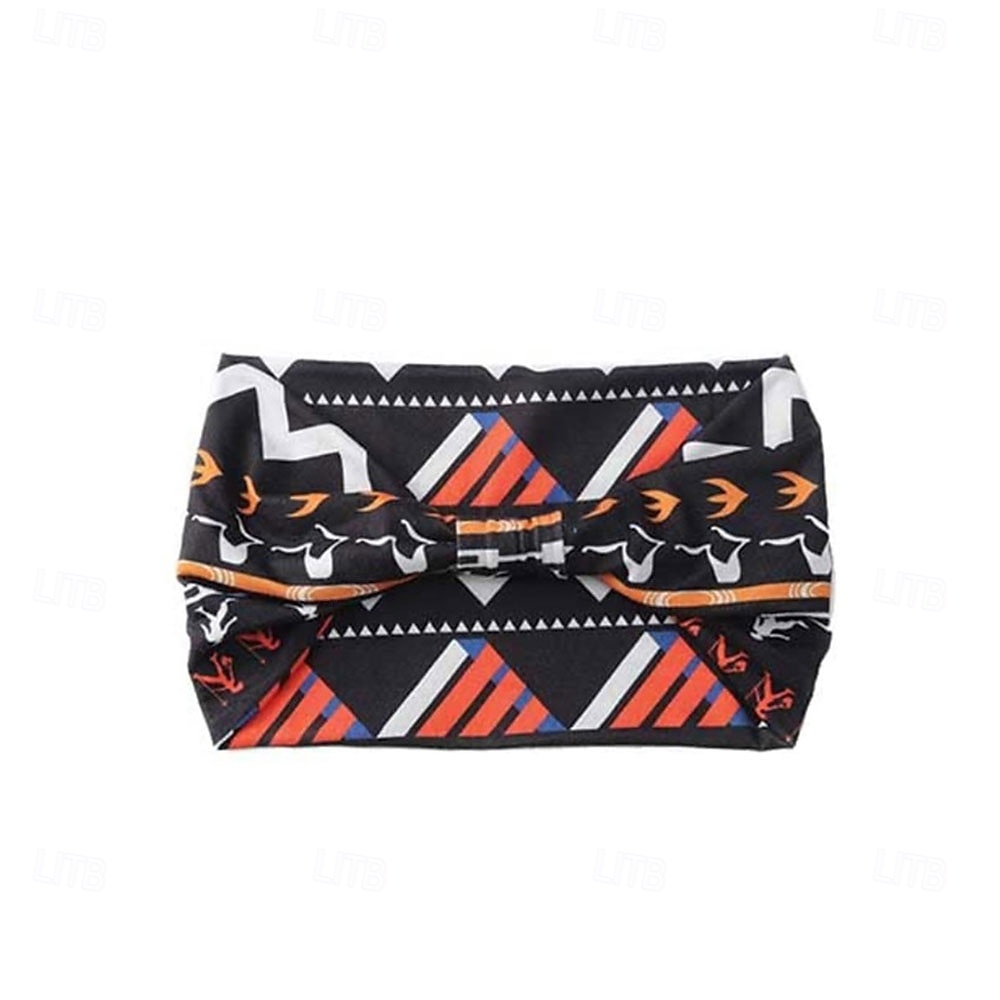 Fasce per capelli africane, fasce per capelli annodate in stile boho, fasce elastiche larghe, turbanti per yoga, sciarpe per capelli, accessori per capelli stampati per allenamento, per donna, del 2025 a $11.99 –P3