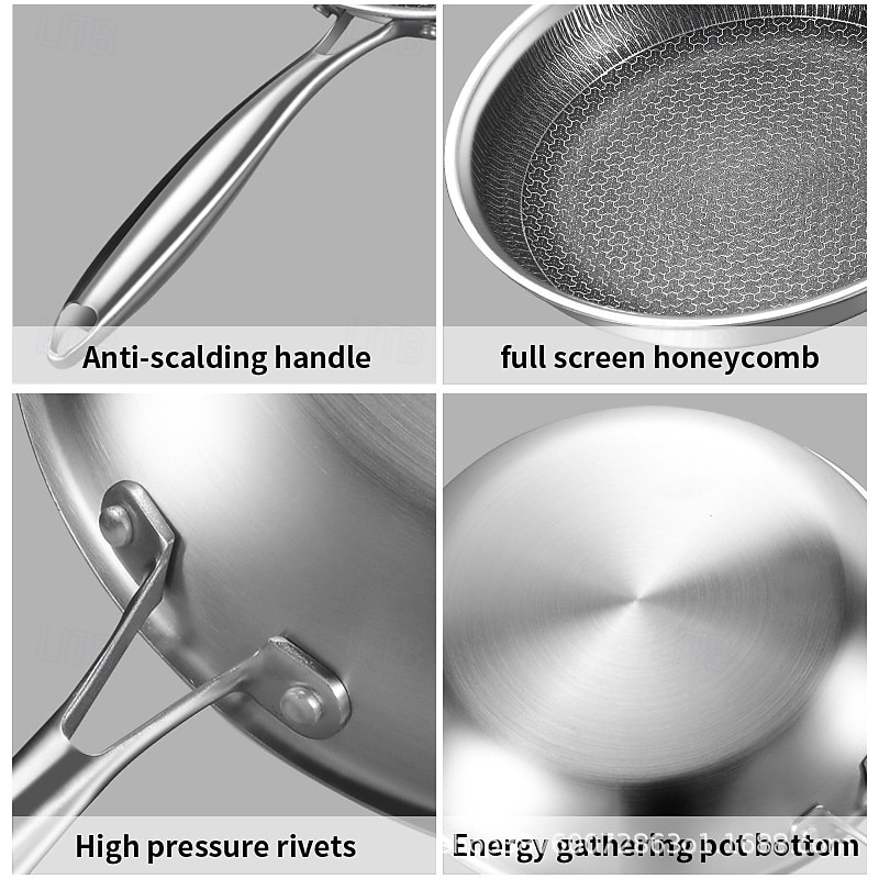 Non Stick Frying Pans, Hybrid Ceramic Stainless Steel Pan, Skillet with Stay-Cool Handle, Non Toxic, PFAS PFOA PTFE Free, Dishwasher & Oven Safe, Induction, Compatible with All Cooktops 2025 - $32.99 –P11