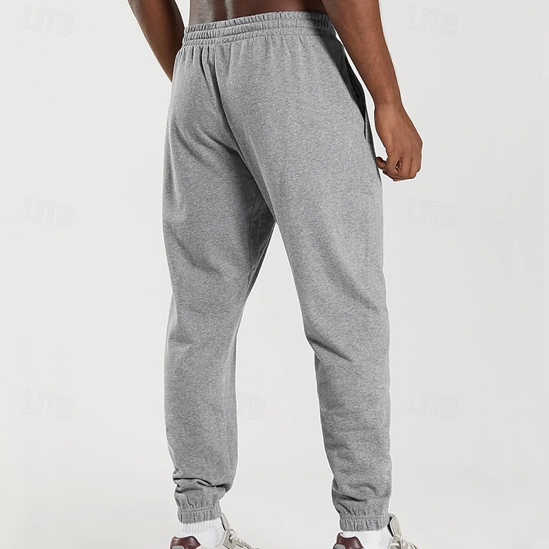 Herren Jogginghose Hose Kordelzug Tasche Elastischer Bund Einfach Komfort Atmungsaktiv Täglich Outdoor Ferien Urlaub Mode Blau Schwarz Mikroelastisch 2026 - $22.99 –P19