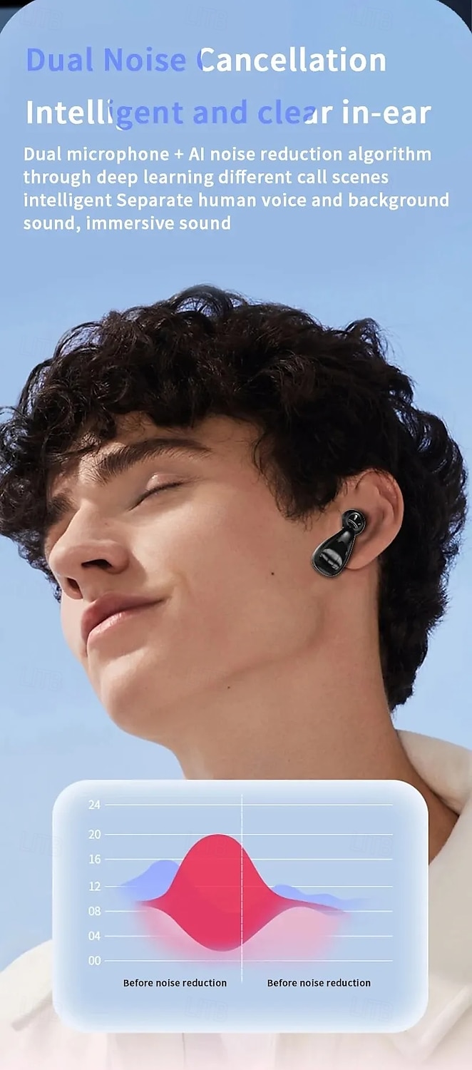 Z58 Ear Hook Bluetooth 5.0 Wireless Headphones – TWS Low Latency Gaming Earbuds with Mic, HiFi Sound, Noise Reduction for Sports & Travel 2025 - $20.99 –P5