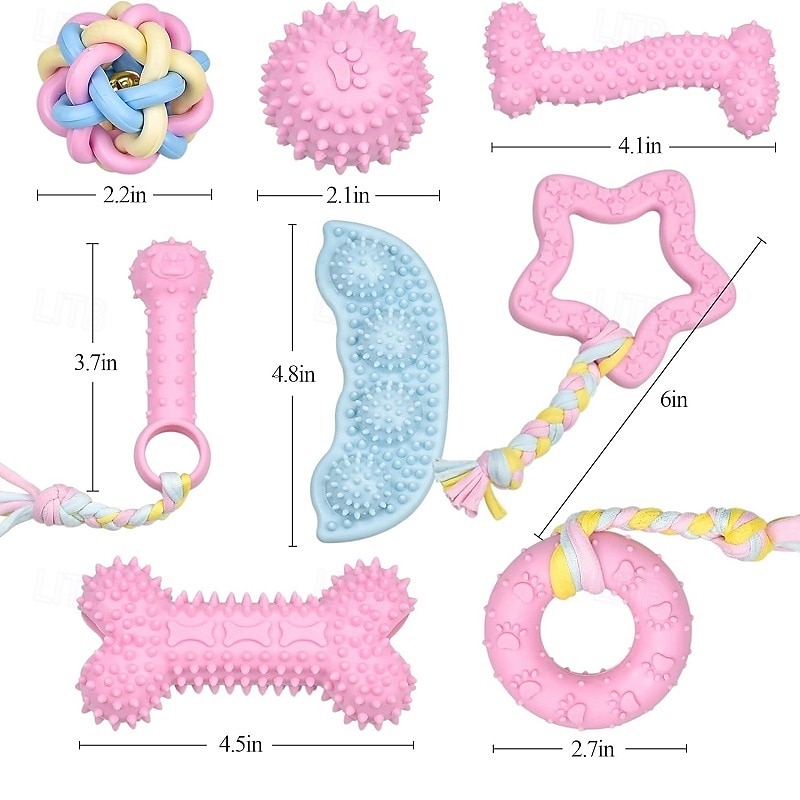 Ball Chew Toy Ball Launchers Interactive Toy Squeak Toy with Durable Pet Exercise Releasing Pressure Teething Rope Toy Teething Toy for Dog Indoor Outdoor Pet Play 2025 - $39.99 –P2