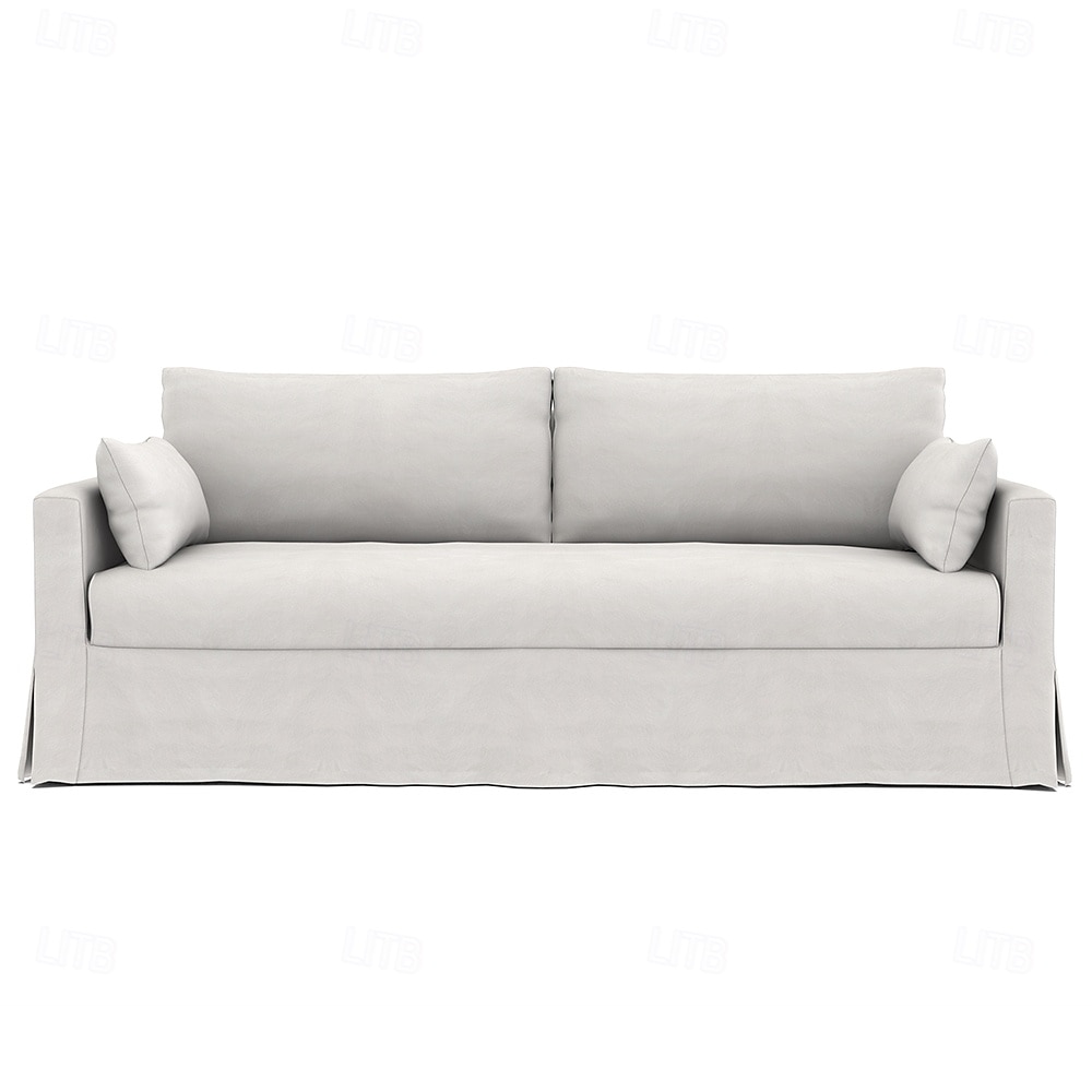 غطاء أريكة مناسب لأريكة هيلتارب، أغطية مخملية مبطنة بلون واحد 2025 - $241.69 –P3
