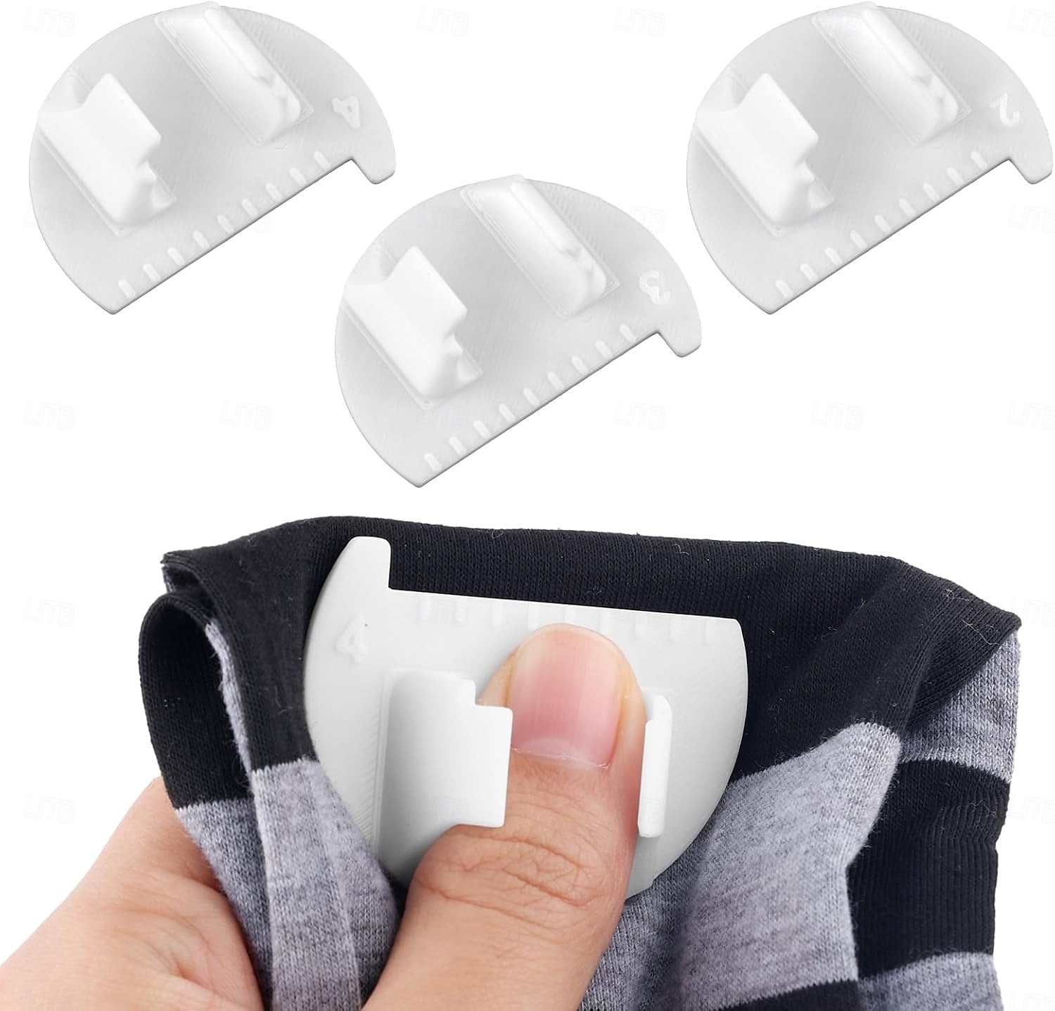 3pcs Sewing Needle Gauge Measuring Tool, Finger Thumb Ruler Sewing Template Lockranding Guide Tool for DIY Edge Stitching Lock Kit Quilting for Beginners 2025 - $10.99 –P4