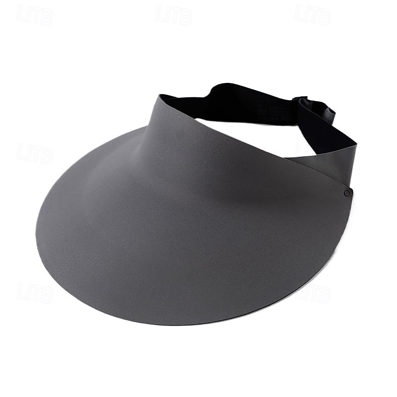 Viseira esportiva de tênis Visor para o Sol Homens Cor Sólida Clássico Moderno Ajustável Proteção Solar UV Esticar para Tênis Basebal Pickleball Verão Cinzento Escuro Preto Cáqui de 2026 por $12.99 –P2