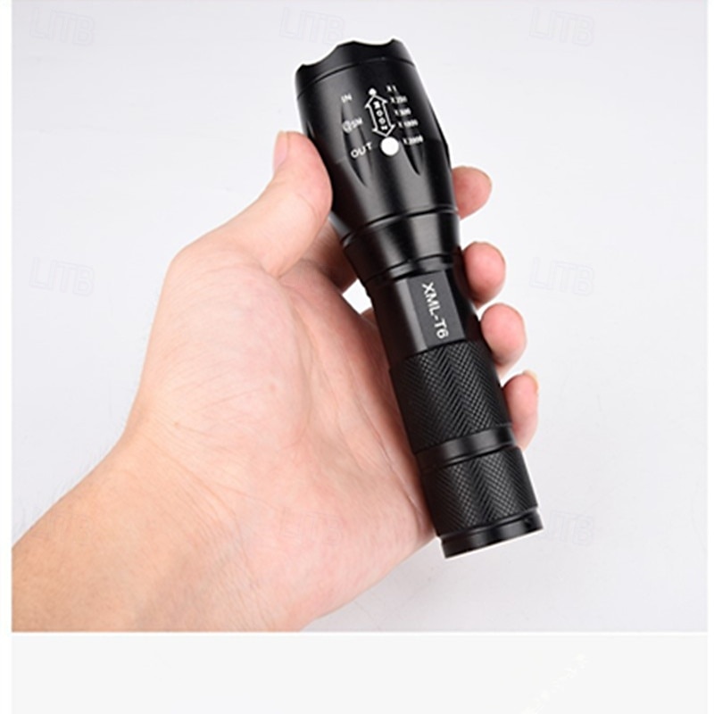 1 lampe de poche de 4,5 W &Lampes de camping, lampes de travail, zoomables, étanches, usages multiples, blanc naturel, éclairage extérieur 5 V, 1 perle LED de 2025 ? $13.49 –P3