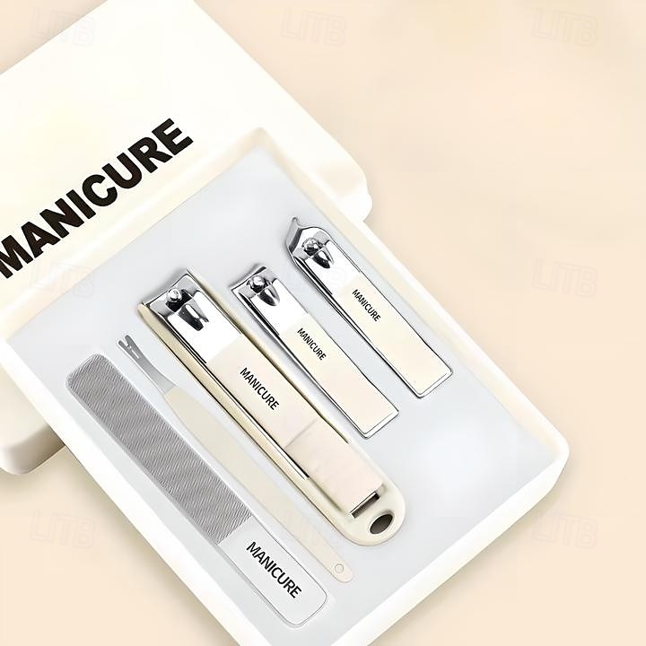 Conjunto de cortadores de unhas com ferramentas para cuidados com as unhas, kit de manicure e pedicure com estojo de armazenamento, conjunto de cortador de unhas de aço inoxidável para presente para de 2025 por $6.49 –P1