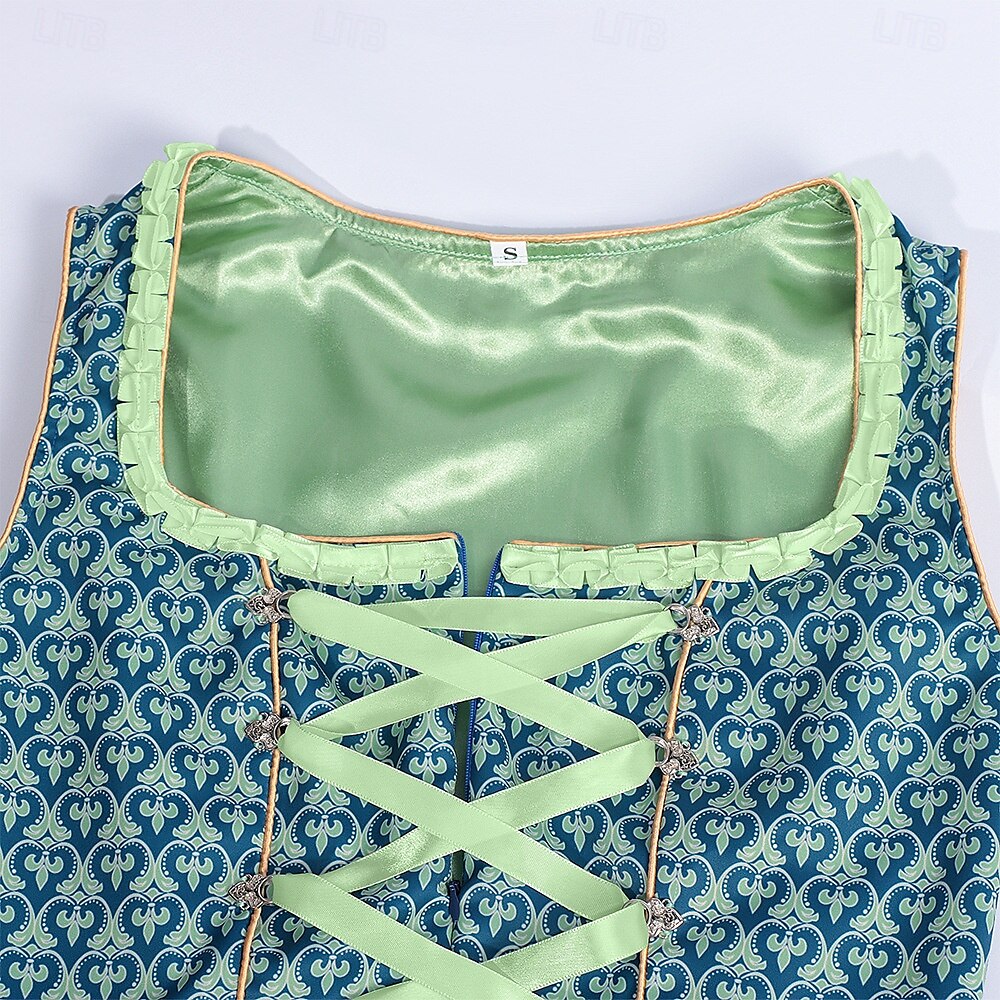 Cerveza Oktoberfest Oktoberfest Vestidos Mucama bávaro prados Mujer Carnaval Fiesta Festival de Cerveza Paño de estilo tradicional Vestido Delantal Sin blusa 2025 - $62.99 –P5