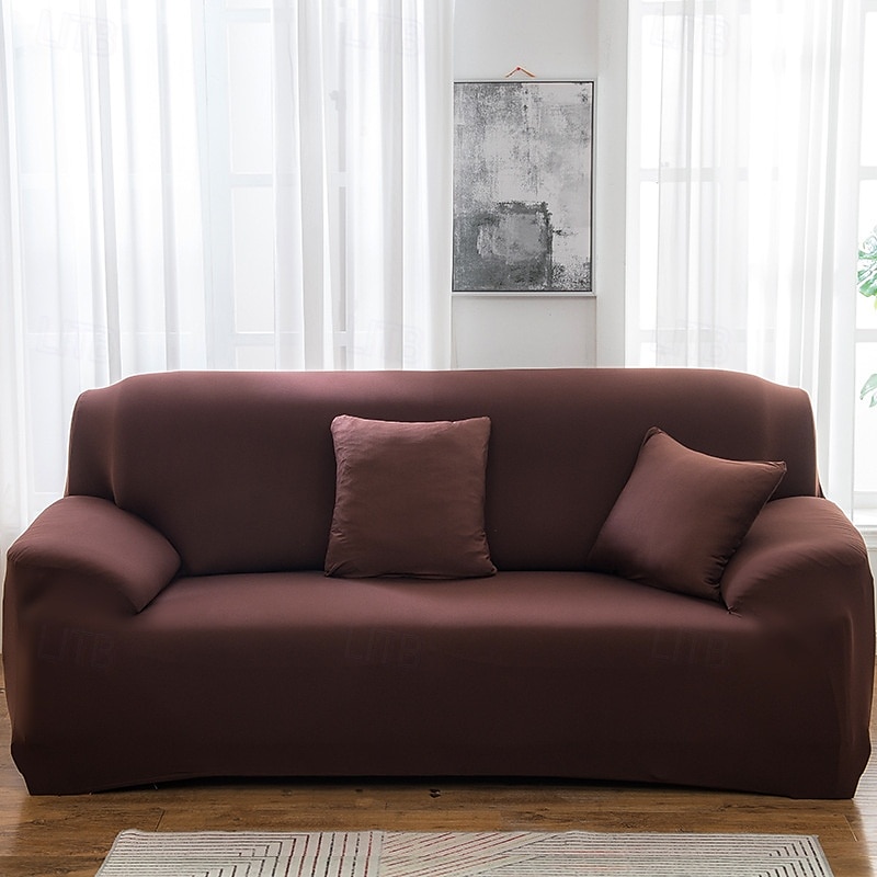 sofföverdrag för vardagsrum, 4-sits stretchmöbelskydd dammtät loveseat-överdrag allt-inklusive överdrag möbelskydd stolsöverdrag för vardagsrum 2025 - $15.49 –P7