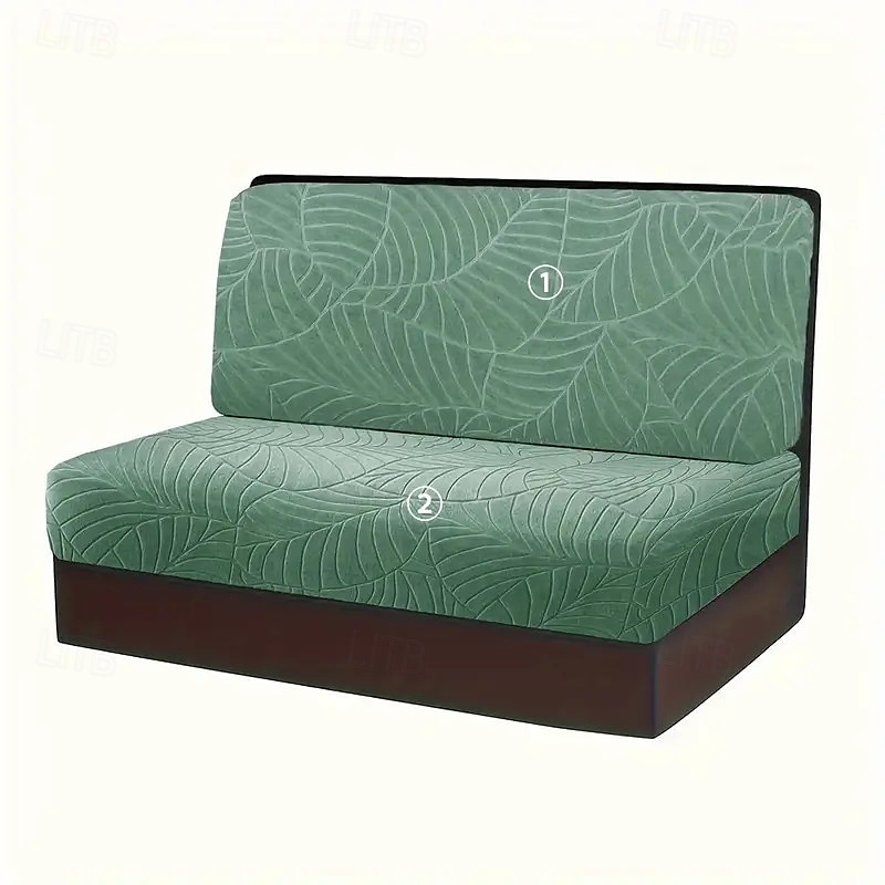 Copridivano impermeabile per dinette camper in jacquard a foglie, per esterni, antiscivolo, elasticizzato, per sedili auto e protezione di mobili. del 2025 a $22.99 –P10