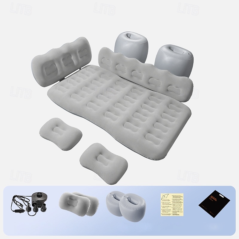 Colchão de ar inflável para carro com bomba, assento traseiro reforçado, cama de viagem para acampamento, colchonete para dormir no banco traseiro de 2025 por $64.99 –P7