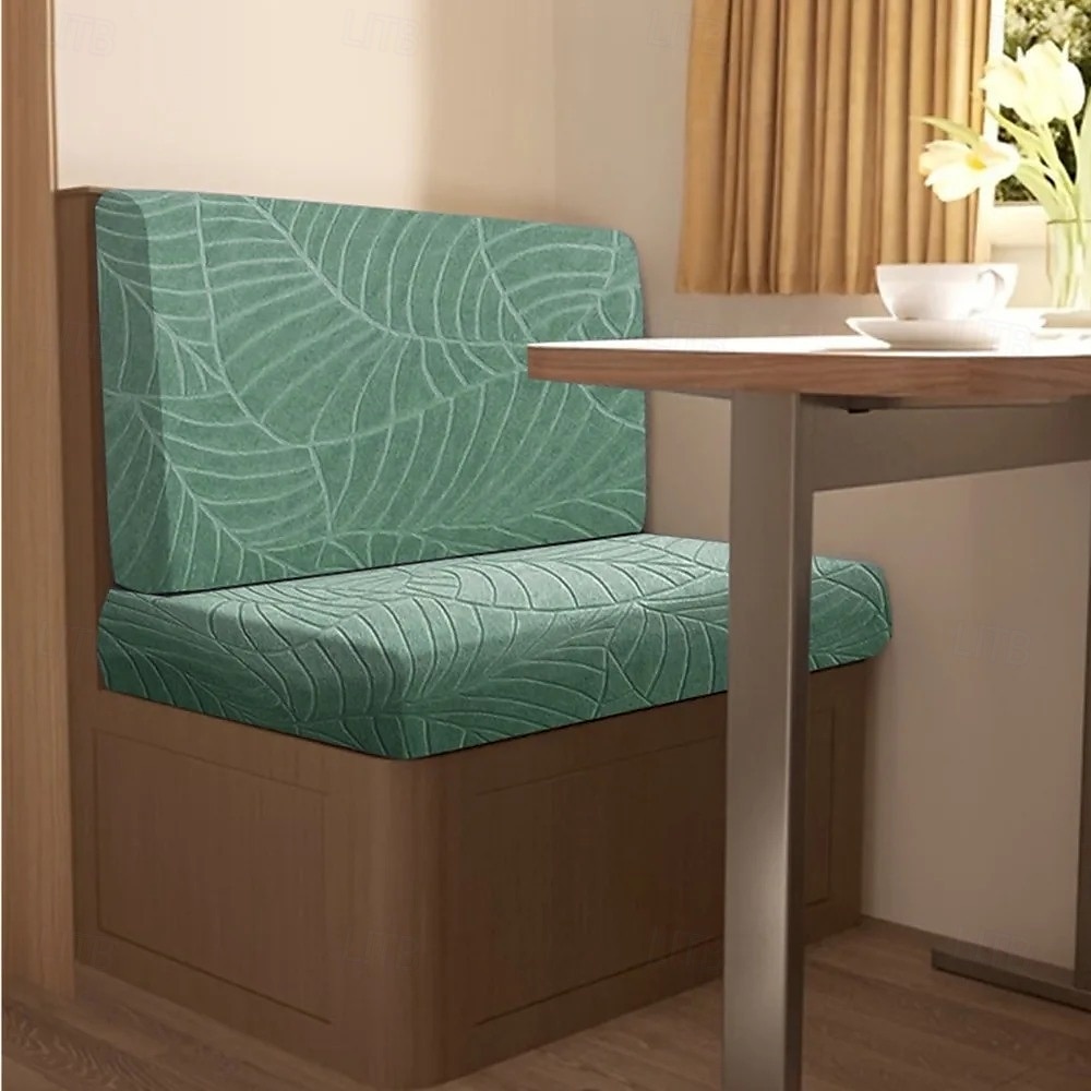 Copridivano impermeabile per dinette camper in jacquard a foglie, per esterni, antiscivolo, elasticizzato, per sedili auto e protezione di mobili. del 2025 a $22.99 –P3