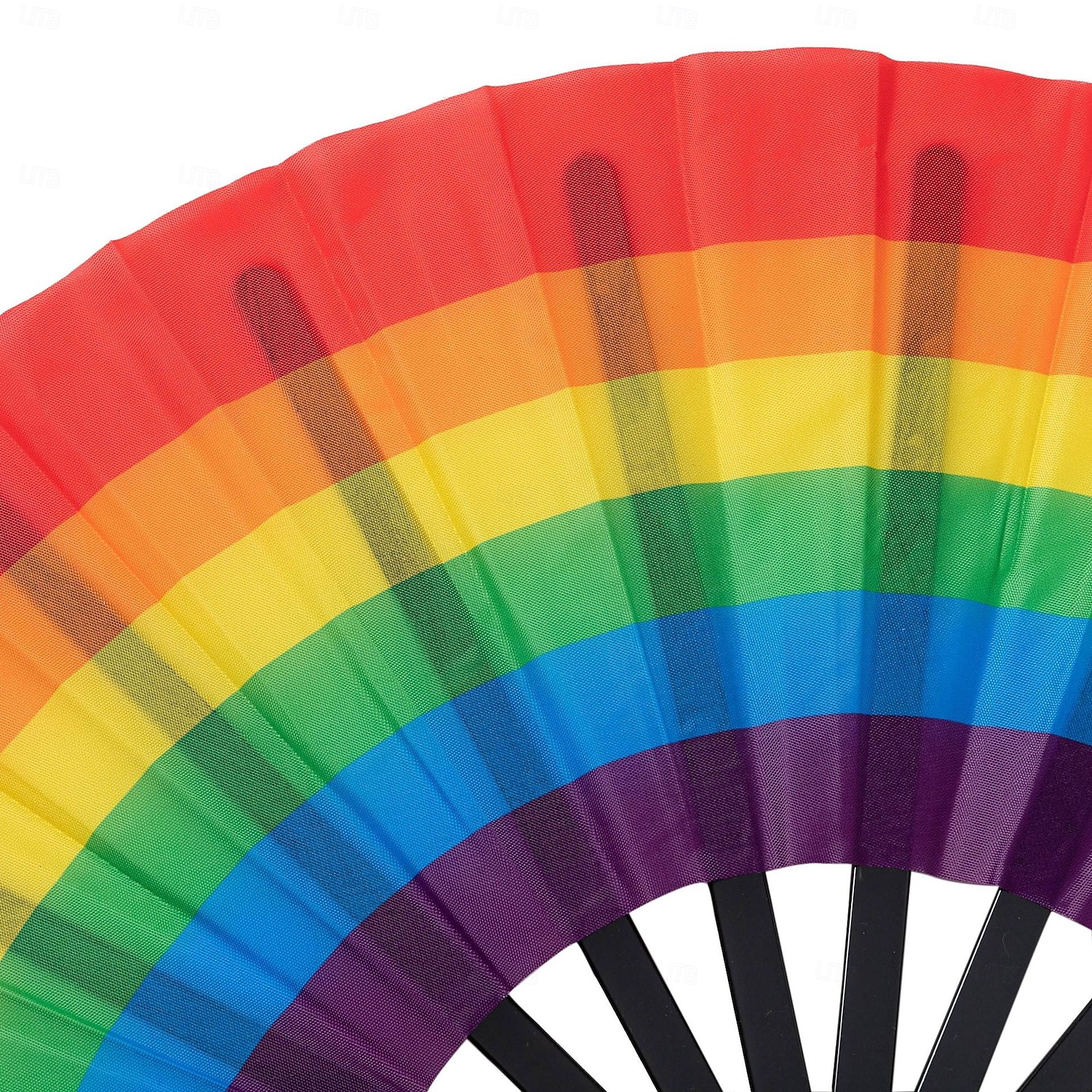 składany wachlarz z butami na ziemi holograficzny składany wachlarz ręczny, wachlarz do tańca tęczowego, artykuły na imprezy lgbtq, składany wachlarz poppingowy love is love w kolorach laserowych 2025 - $12.99 –P9