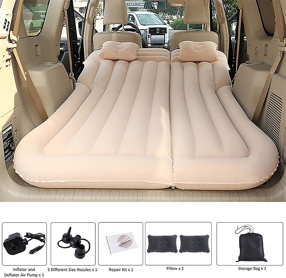 Colchón de aire para coche, colchón de aire multifuncional, para viajes al aire libre, camping, para Land Rover 5, con dos almohadas y bomba de aire. 2025 - $99.99 –P2