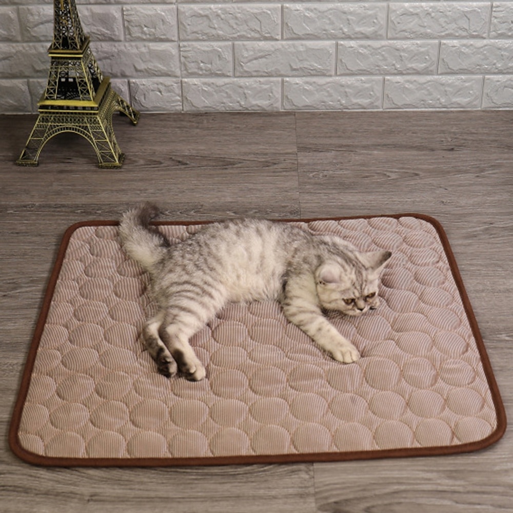 Tapis rafraîchissant pour chien - lit rafraîchissant instantané pour chien &chats non toxiques &tapis rafraîchissant antidérapant lavable en machine pour l'intérieur &utilisation en voyage de 2025 ? $13.99 –P5