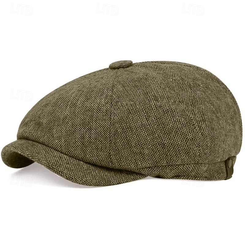 Retro Vintage Roaring 20s 1920s Beret Hat Normal The Great Gatsby Gangster Men's Women's New Year Masquerade New Year Eve Bachelorette Party Festival Adults' Hat All Seasons 2025 - $9.99 –P8