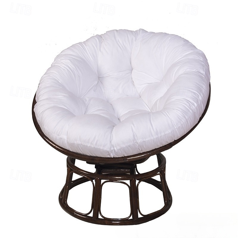 Coussin rond pour balcon, patio, jardin, extérieur ou intérieur, coussin de chaise suspendu, coussin de remplacement pour chaise en forme d'œuf de 2025 ? $18.49 –P13