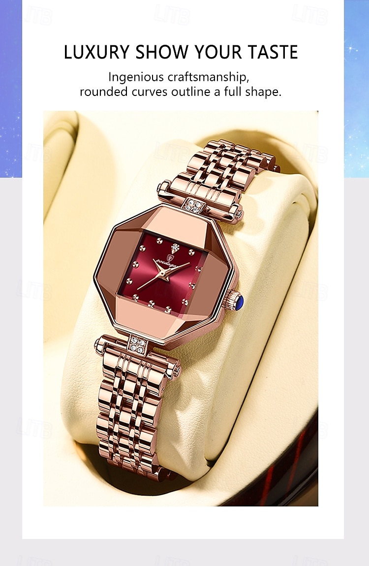 Women Quartz Watch Wrist Watch Retro Vintage Luxury Rhinestone Wristwatch Waterproof Stainless Steel Watch 2025 - $27.99 –P5